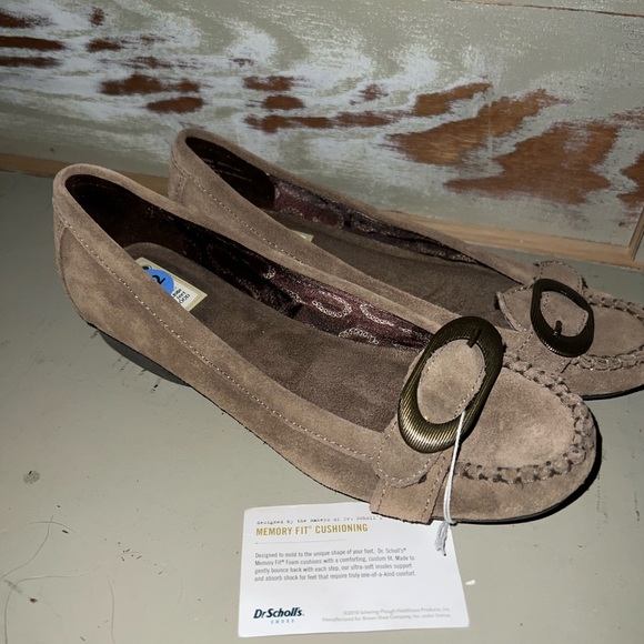 DR SCHOLL’S suede flats size 6.5 - Picture 1 of 6